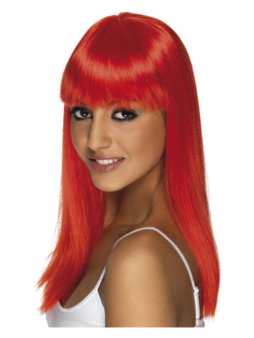 Glamourama Wig, Neon Red