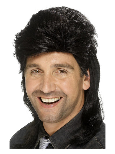 Mullet Wig, Black