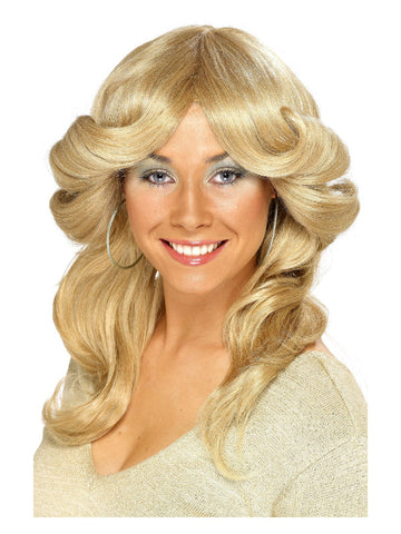 70s Flick Wig, Blonde