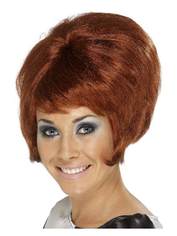 60s Beehive Wig, Auburn