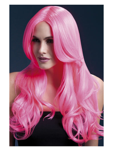 Fever Khloe Wig, Neon Pink