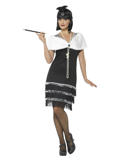 Flapper Costume, Black