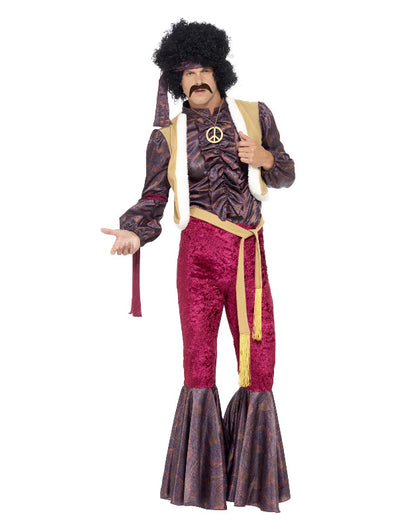 70s Psychedelic Rocker Costume, Purple