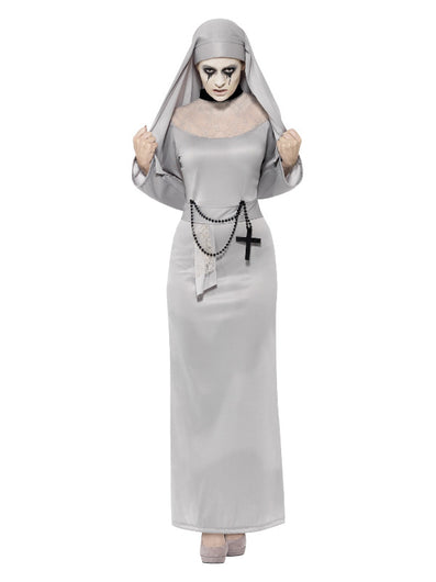 Gothic Nun Costume, Grey