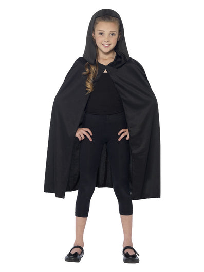 Hooded Cape, Black