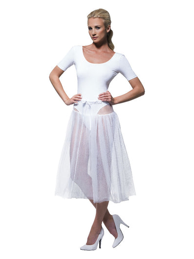 50s Petticoat, White
