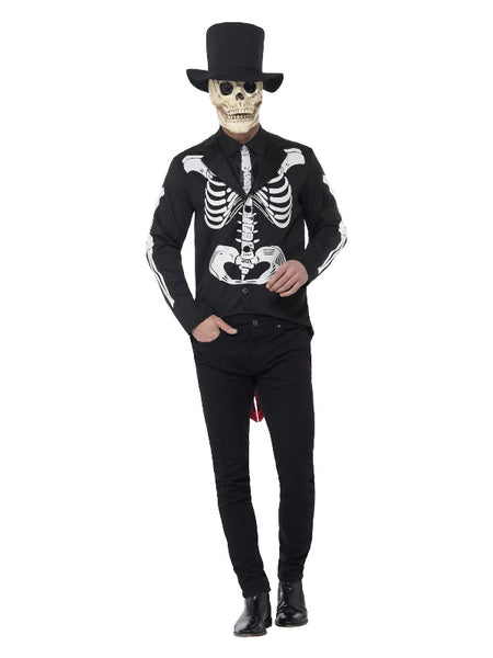 Day of the Dead Se?or Skeleton Costume, Black