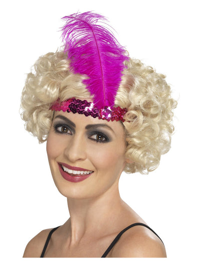 Flapper Headband, Pink