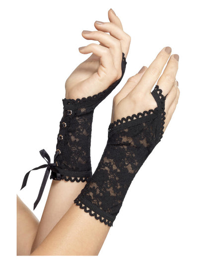 Lace Glovettes, Black