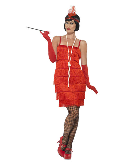 Flapper Costume, Red
