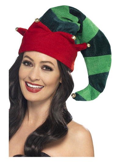 Plush Elf Hat, Green