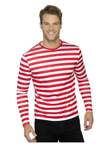 Stripy T-Shirt, Red