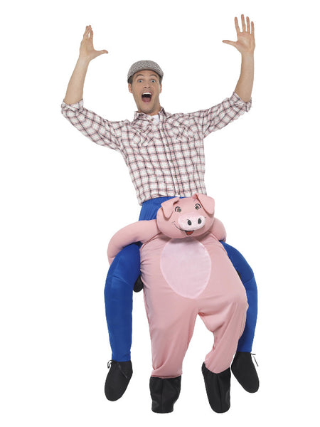 Piggyback Pig Costume, Pink