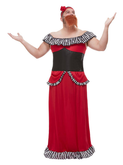 Bearded Lady Costume, Red