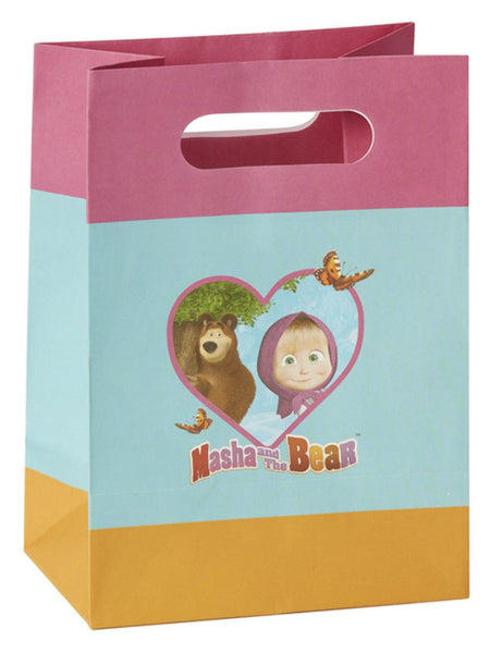 Masha and the Bear Tableware Party Bags x8