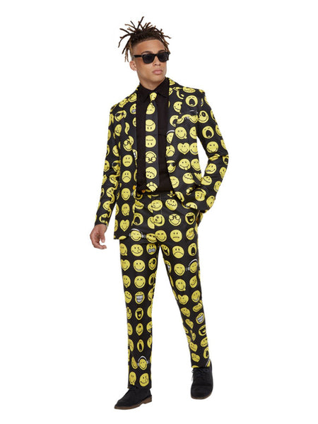 Smiley Stand Out Suit, Yellow & Black