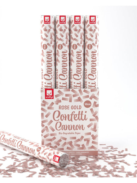50cm Confetti Cannon, Rose Gold