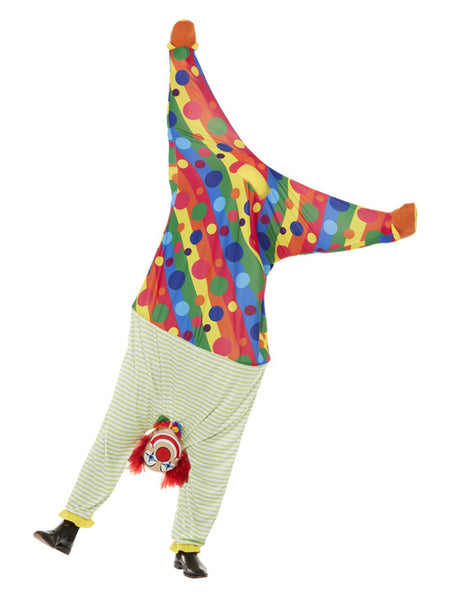 Upside Down Clown Costume, Multicoloured