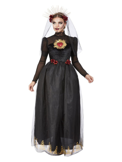 Deluxe DOTD Sacred Heart Bride Costume, Black