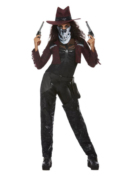 Deluxe Dark Spirit Western Cowgirl Costume