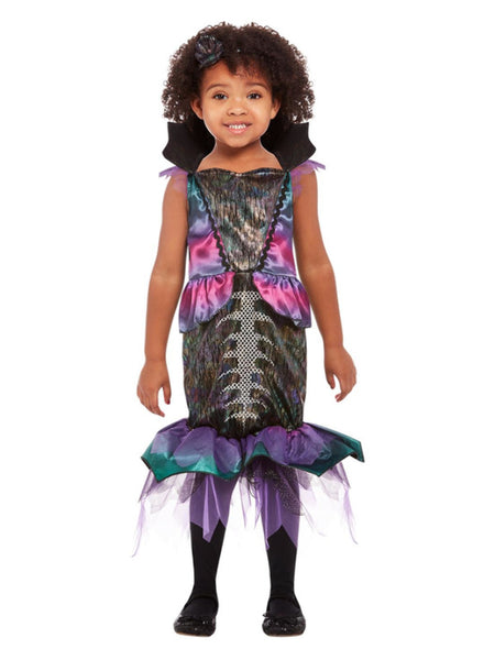 Toddler Dark Mermaid Costume, Purple