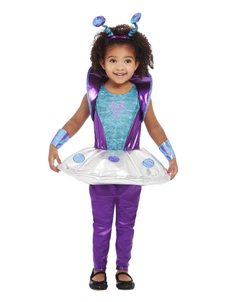 Toddler Alien Costume, Silver