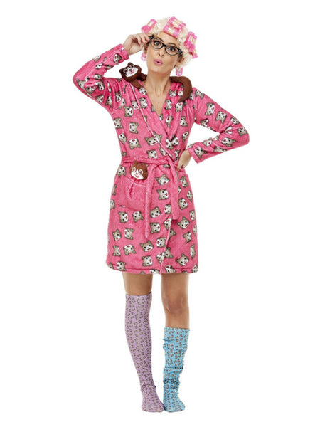 Cat Lover Lady Costume, Pink
