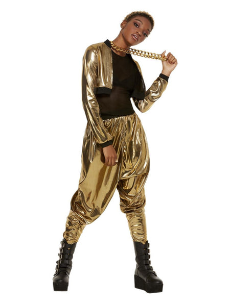 80s Hammer Time Costume, Gold