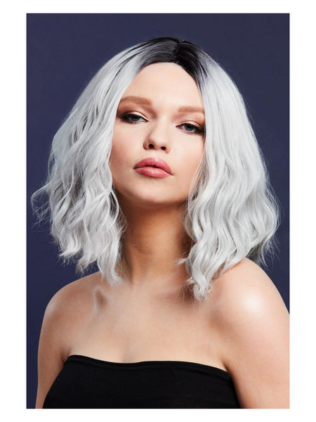 Fever Cara Wig, Two Toned Blend, Ice Silver