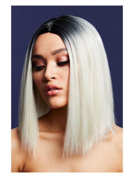 Fever Kylie Wig, Two Toned Blend, Ice Blonde