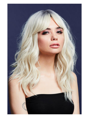 Fever Ashley Wig, Two Toned Blend, Ice Blonde