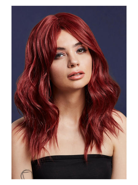 Fever Ashley Wig, Two Toned Blend, Ruby Red