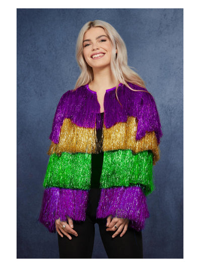 Fever Tinsel Mardi Gras Jacket