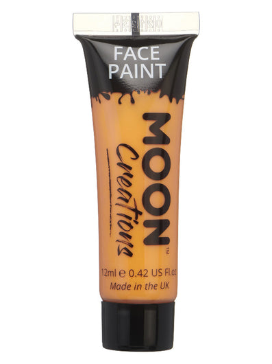 Moon Creations Face & Body Paint, Orange