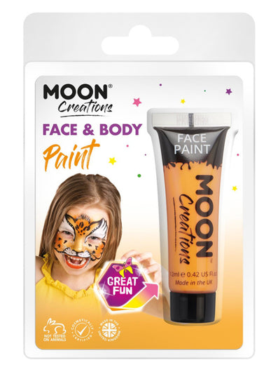 Moon Creations Face & Body Paint, Orange