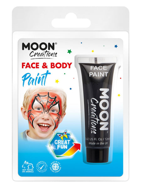 Moon Creations Face & Body Paint, Black