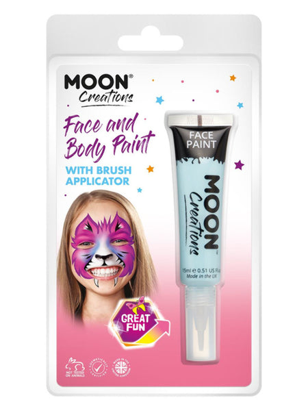 Moon Creations Face & Body Paints, Light Blue