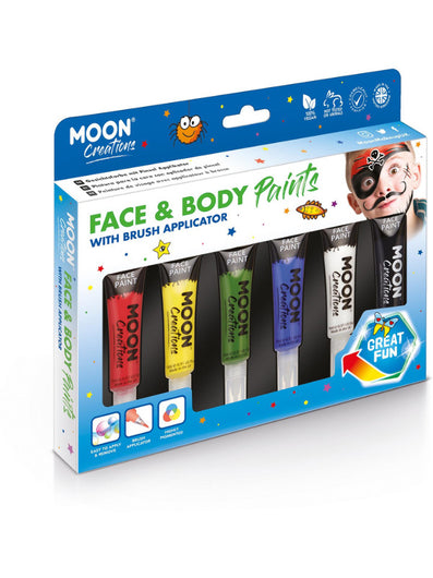 Moon Creations Face & Body Paints, Assorted