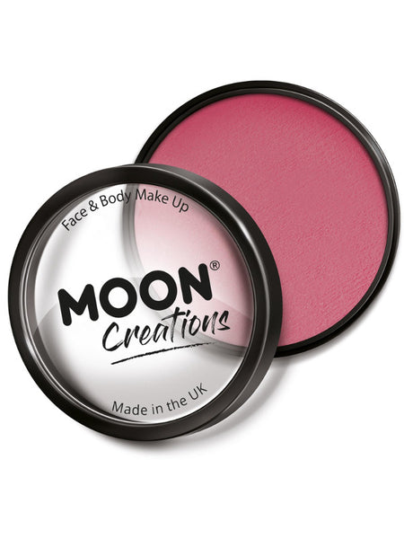 Moon Creations Pro Face Paint Cake Pot,Bright Pink