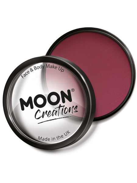 Moon Creations Pro Face Paint Cake Pot, Dark Pink