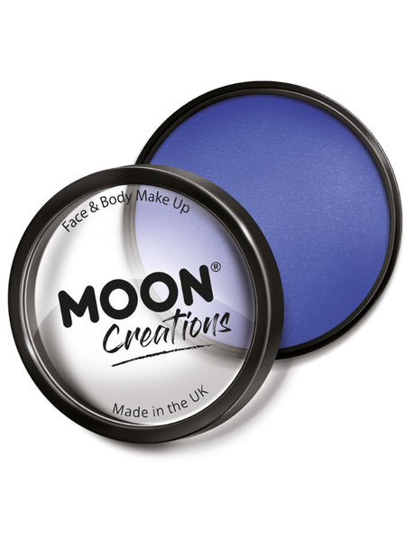 Moon Creations Pro Face Paint Cake Pot, Royal Blue