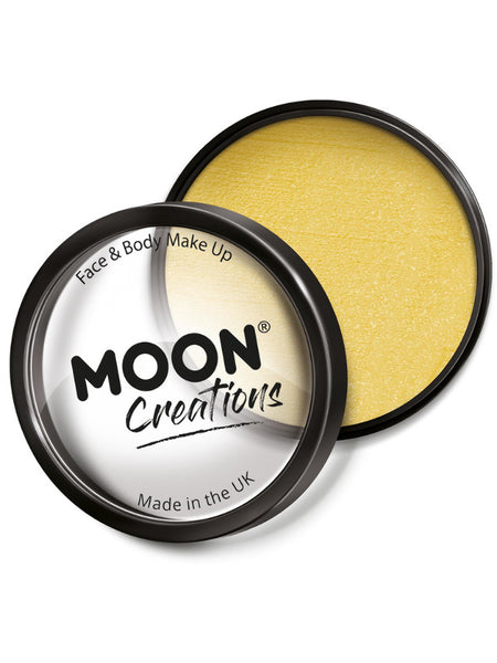 Moon Creations Pro Face Paint Cake Pot,Golden Sand