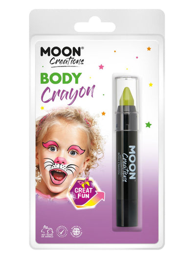 Moon Creations Body Crayons, Lime Green