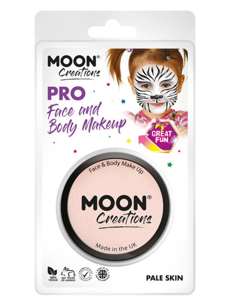 Moon Creations Pro Face Paint Cake Pot, Pale Skin