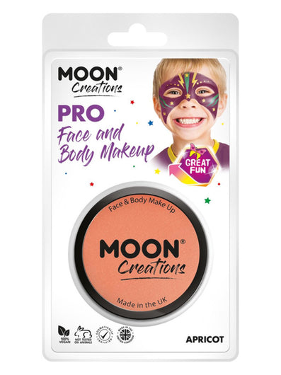 Moon Creations Pro Face Paint Cake Pot, Apricot