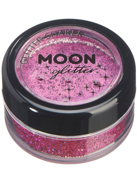 Moon Glitter Holographic Glitter Shakers, Pink