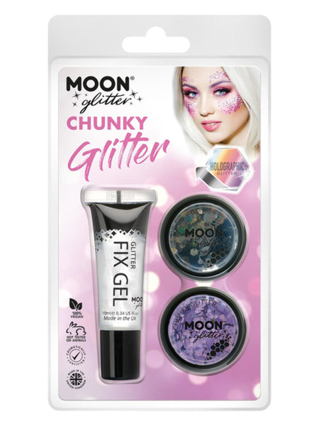 Moon Glitter Holographic Chunky Glitter,