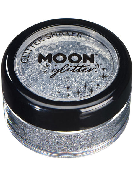 Moon Glitter Classic Fine Glitter Shakers, Silver