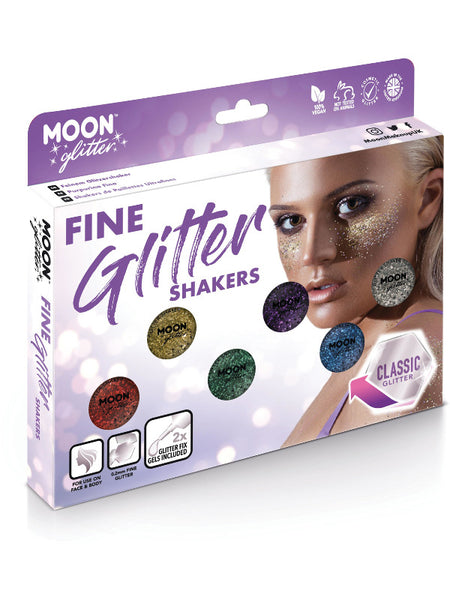 Moon Glitter Classic Fine Glitter Shaker, Assorted