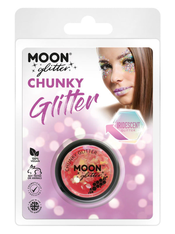 Moon Glitter Iridescent Chunky Cherry G06162 Costume Make Up Moon Glitter Iridescent Chunky Cherry G06162 Costume Make Up
